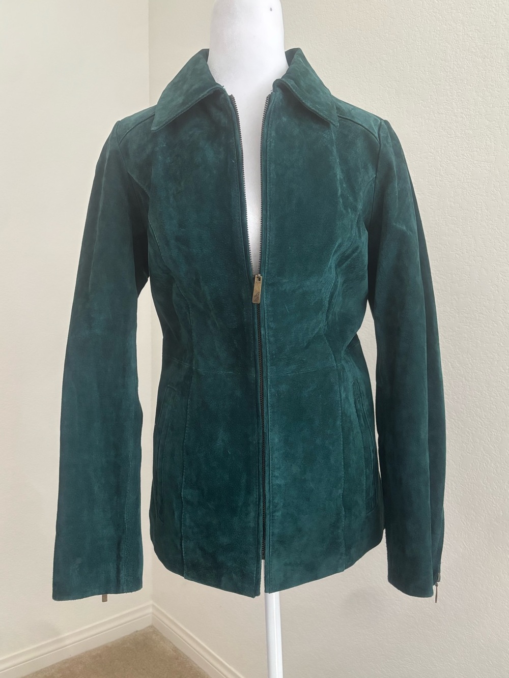 Vintage Teal green womens' Jacket